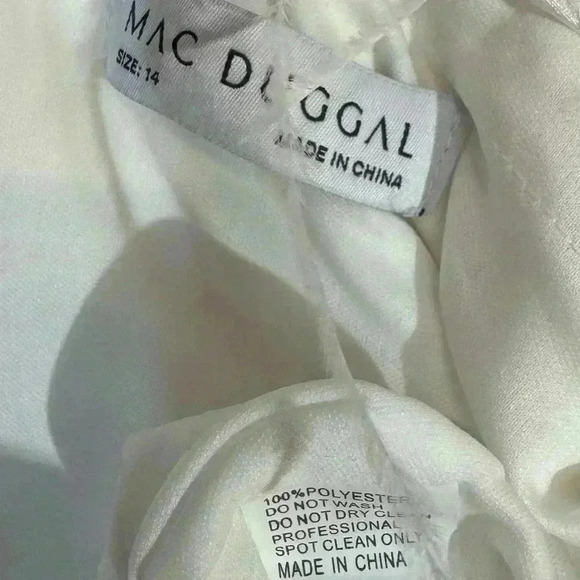 Mac Duggal A68147 - Feathered One-Shoulder Dress Size 14 NWT - Picture 6 of 7